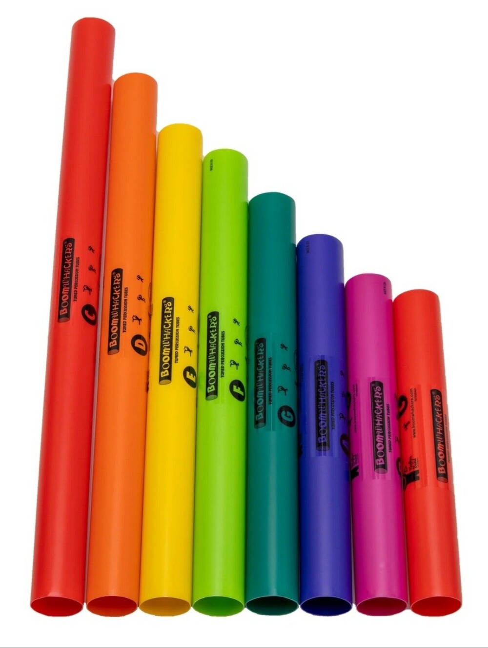 NIP Boomwhackers Tuned Percussion Tubes Combo Pack C Major Diatonic Scale